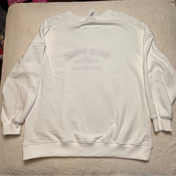 Gold Hinge Women’s Colorful Boyfriend Sweatshirt Size Medium NWT - Picture 9 of 15